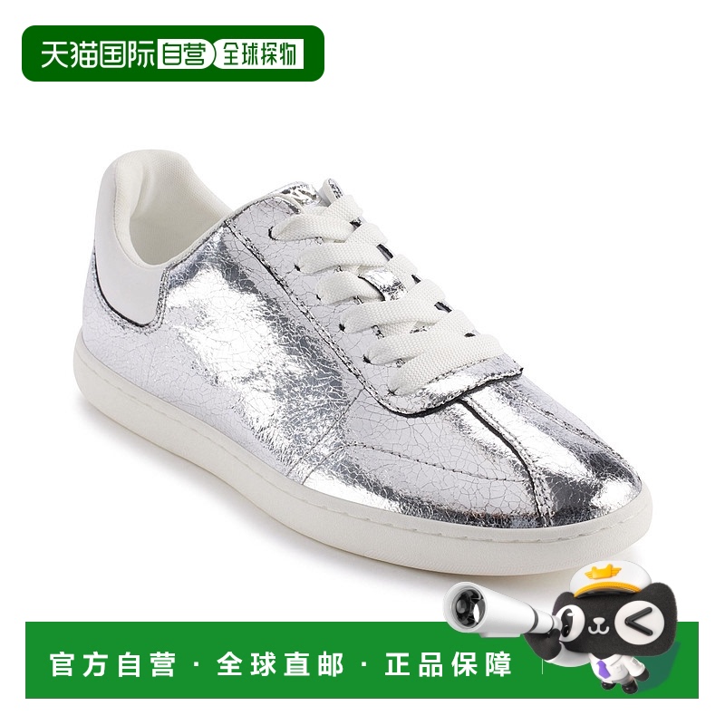 自营 dkny女式Seacliff系带运动鞋-镍 美国奥莱直发板鞋