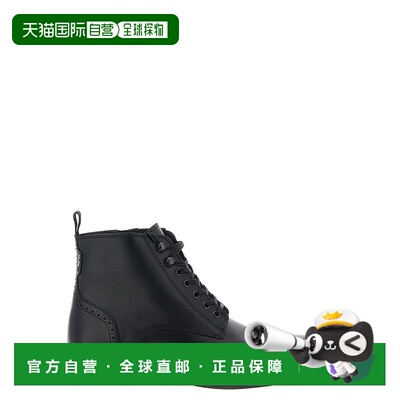 自营hugo boss'Calev_Halb' Combat Boots - black 美国奥莱直发