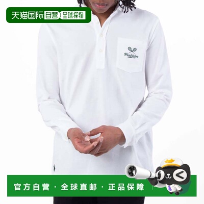 自营Polo Ralph Lauren Wimbledon Classic Fit Mesh Polo Shirt