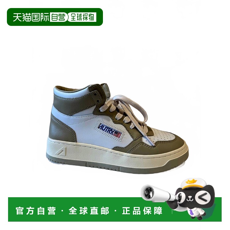 自营autryWomen's Medalist Mid Sneaker In White/mud - white/m