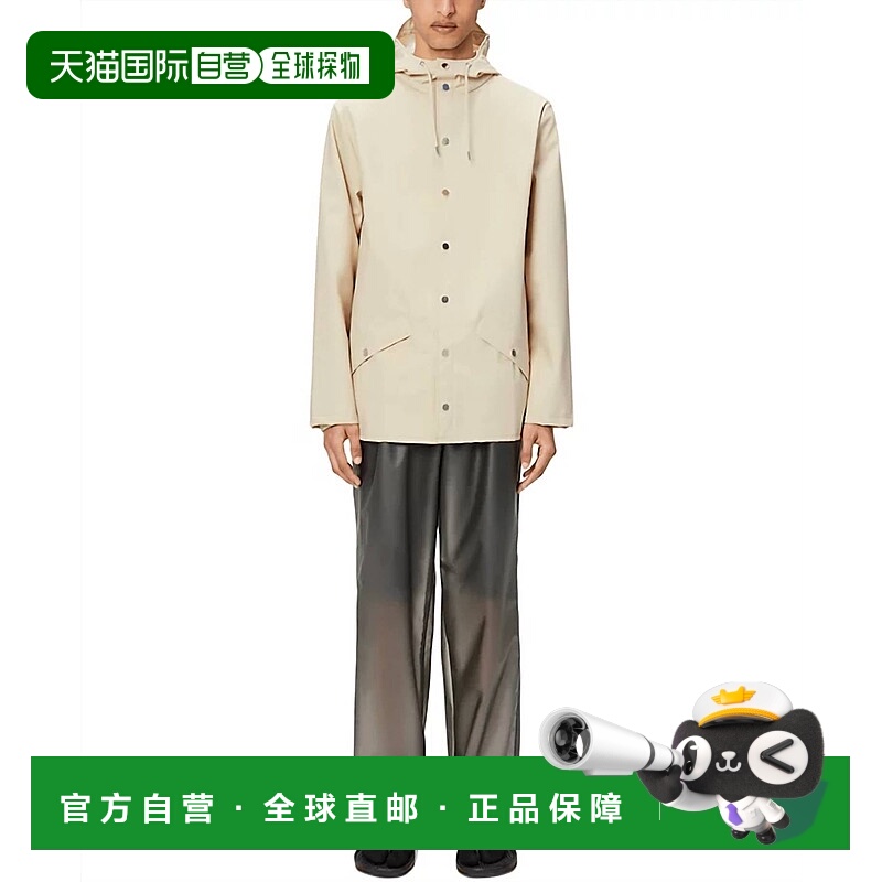 自营rainsSnap Closure Raincoat Jacket In Dune - dune 美国奥