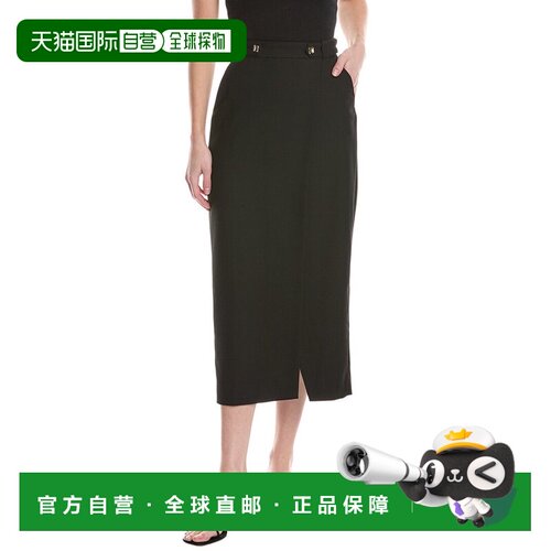 自营ba&sh James Mid-Length Skirt - noir 美国奥莱直发半身裙