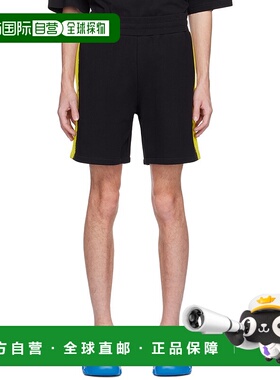 1h可退 香港直邮潮奢 Moschino 莫斯奇诺 男士 黑色 Paint 短裤 0