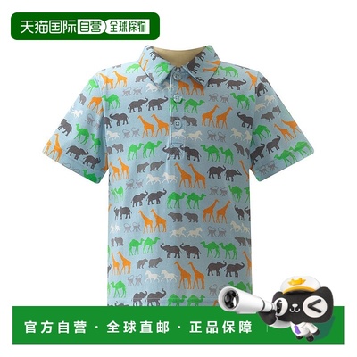 自营Rachel Riley诺亚方舟Polo衫-蓝色 美国奥莱直发