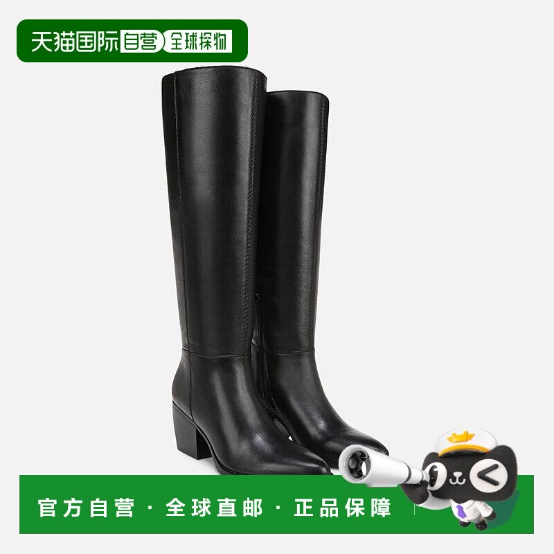 自营Naturalizer Fae G5085L1 Women's Black Leather Knee High