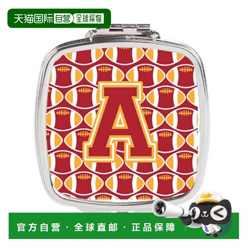 自营Carolines Treasures CJ1070-ASCM 字母 A 足球红衣主教正品