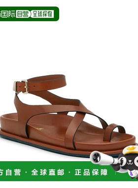 自营Steve Madden Zendra Sandals Women's Cognac Toe Loop Ankl