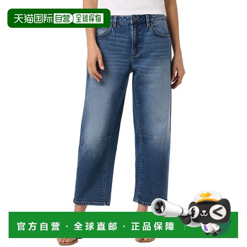 自营JOE'S Jeans Barrel Josephine Straight Leg Jean - blue 美