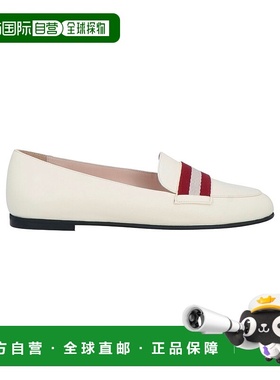 自营 Bally Mady 6244536 Women's Bone Calf Plain Leather Loaf