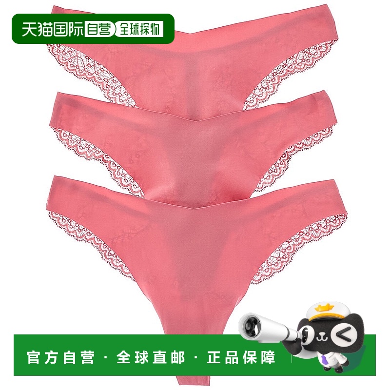 自营 Journelle 3pk Allegra Jolie Thong-粉红色 美国奥莱直发