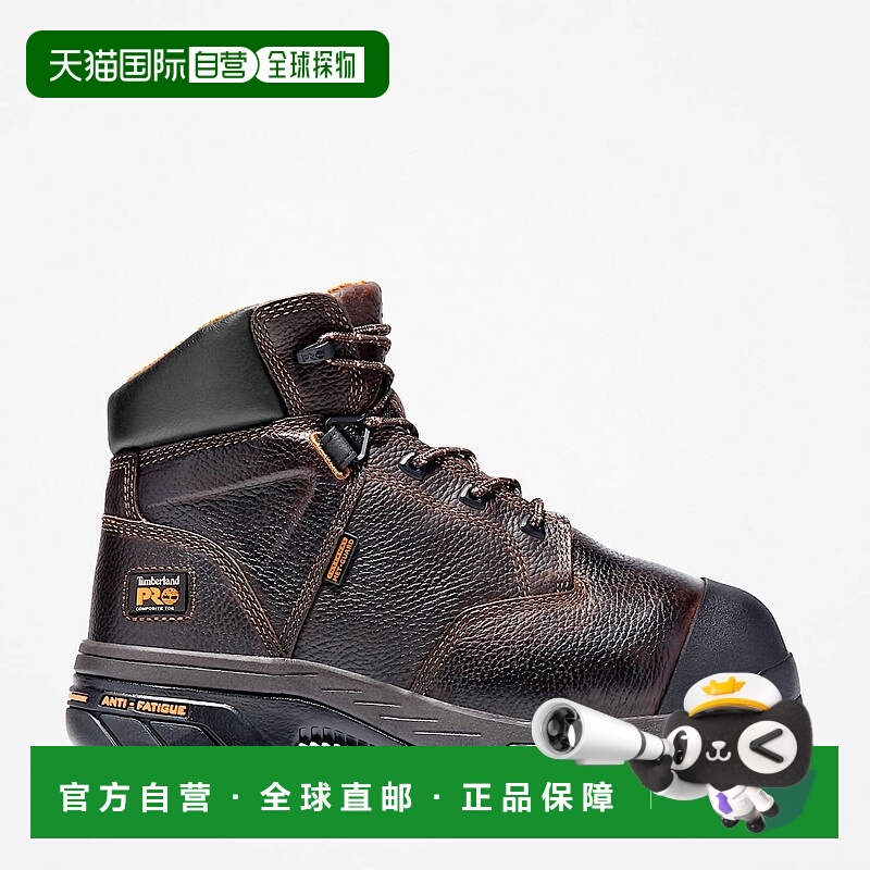 自营timberland棕色男式Helix 6英寸Interna工作靴 美国奥莱直发