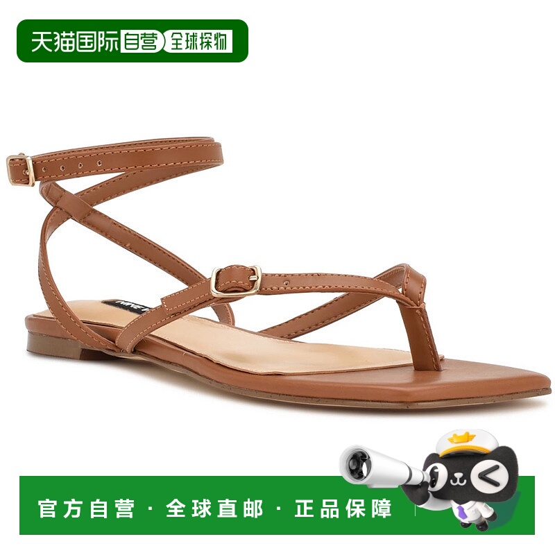 自营nine westNELSON3 Womens Comfort Insole Gladiator Sandals