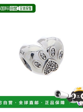 自营 Pandora Silver CZ I Love My Pet Charm - 图案 美国奥莱直