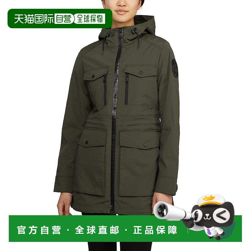 自营 Pajar 女士 Isla 混合材质可折叠雨衣，带固定兜帽 -  美国