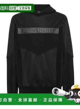 plein sport连帽衫 运动衫 Statement - 黑色 / 黑色 【美国奥莱