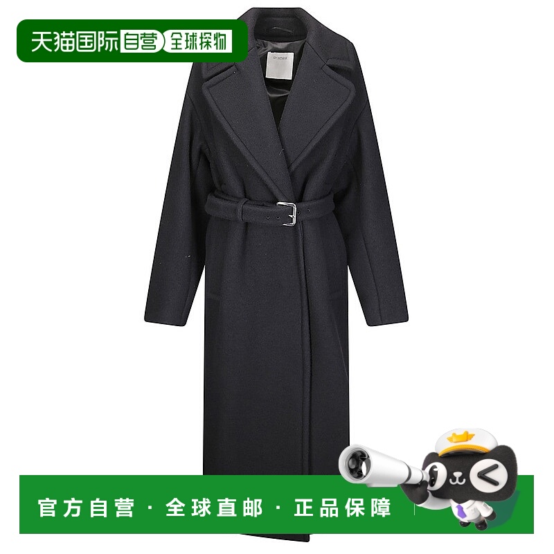 自营sportmaxDouble-Breasted Heavy Coat With Side Pockets And