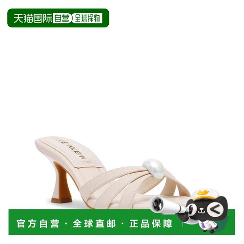 自营Women's Anne Klein Jonelle Sandals Bone Square Toe Kitte