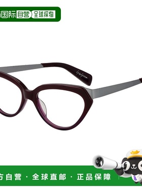 自营yohji yamamoto山本耀司中性款眼镜架-紫色 美国奥莱直发
