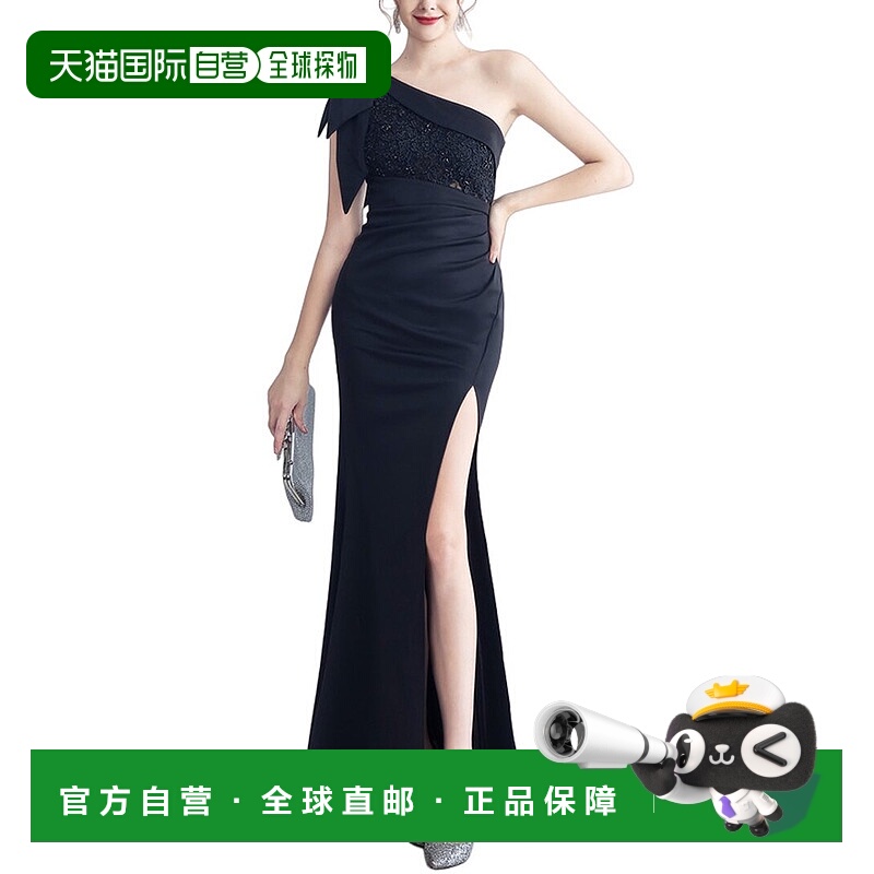 自营KALINNU Maxi Dress - black 美国奥莱直发