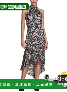 自营 marchesa notteMarchesa Night Juniper Midi 连衣裙 - 蓝色