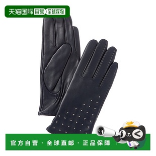 Lined Cashmere Leather Gloves 美国奥 自营Bruno blue Magli