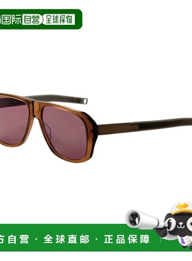 自营Dita Men's 56 mm Brown Sunglasses - copperhead brown gun