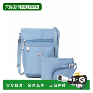 自营baggallini Women's Pocket Crossbody Bag with RFID Wristl