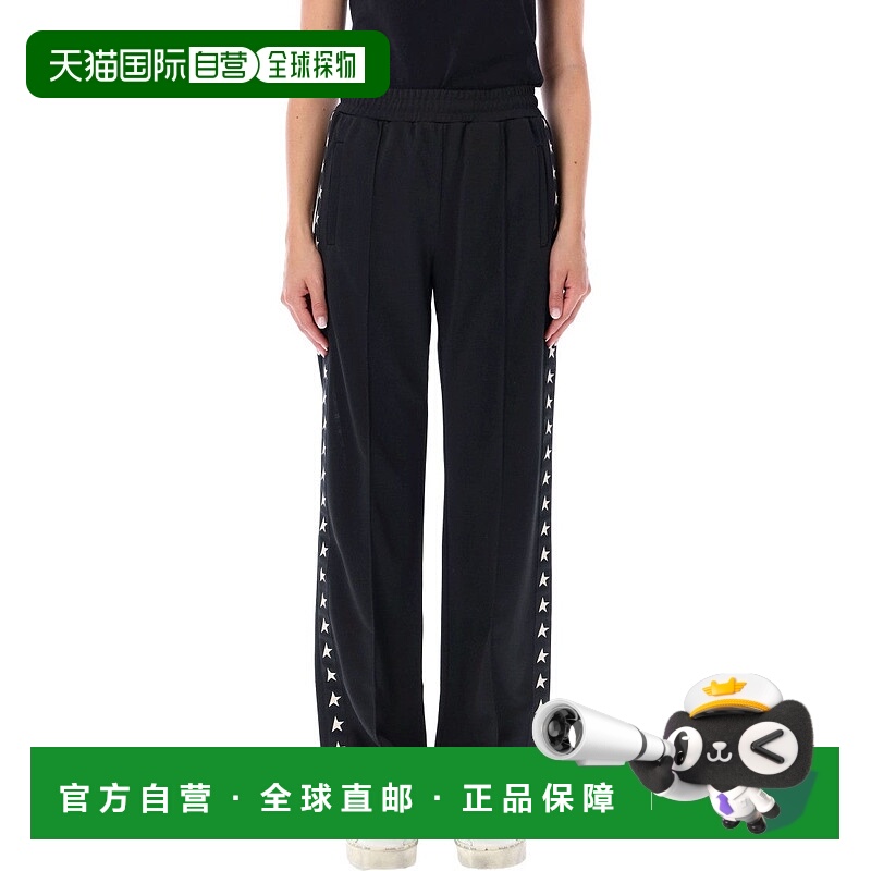 自营golden gooseRelaxed-Fit Black Jogging Pants - black 美国