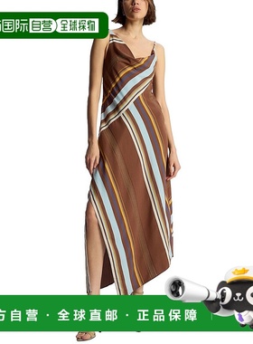 自营 A.L.C. Lauren Dress - brown 美国奥莱直发连衣裙