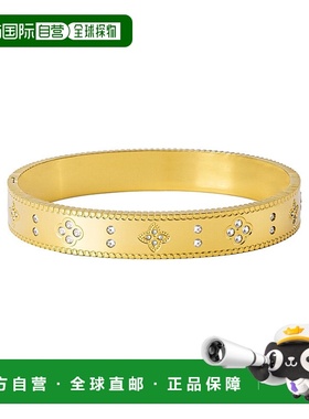 自营adorniaTarnish Resistant 18k Gold Plated Clover Bangle -