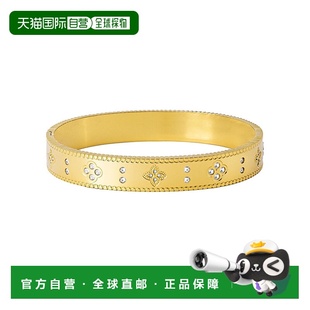 自营adorniaTarnish Resistant 18k Gold Plated Clover Bangle -