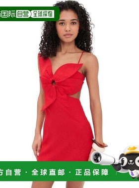 自营FARM Rio Women's Red Flower Mini Dress, Red - red 美国奥