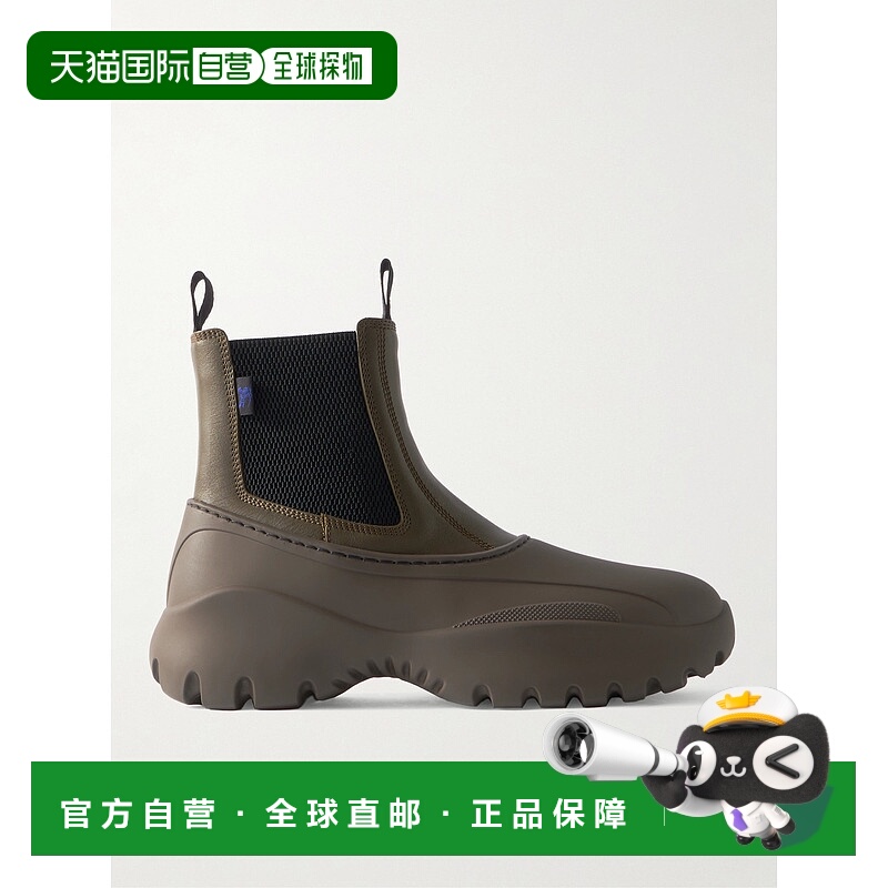 香港直邮1h可退 潮奢 Burberry 巴宝莉 男士 Scoot 圓頭切爾西踝