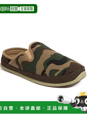 自营 deer stags鹿鹿Lil Spike儿童绿色迷彩拖鞋JOBB997-绿色 美