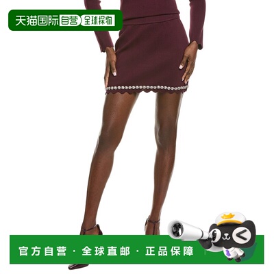 自营Endless Rose Scallop Mini Skirt - purple 美国奥莱直发