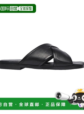 自营Freda Salvador Marta 皮革凉鞋 - 黑色小牛皮 美国奥莱直发