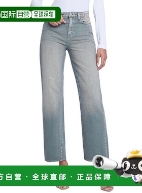 自营 l'agenceJones Ultra Stovepipe Jean Green代理 美国奥莱直