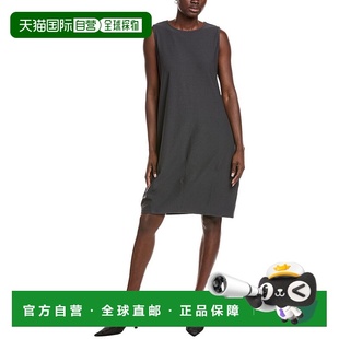 FISHER gray Funnel Dress 美国奥莱直发 Neck 自营EILEEN