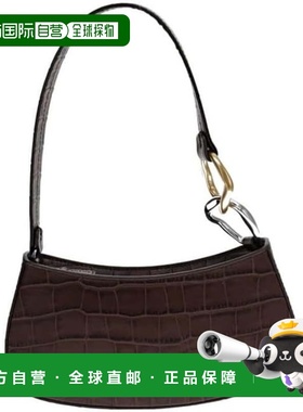 自营Staud Women's Ollie Shoulder Bag - espresso croco 美国奥