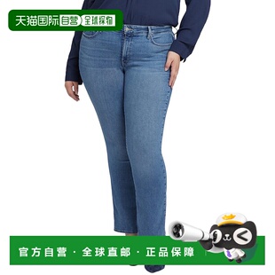NYDJ 中等洗涤 Plus Heyburn直筒牛仔裤 美国奥莱直 Marilyn 自营