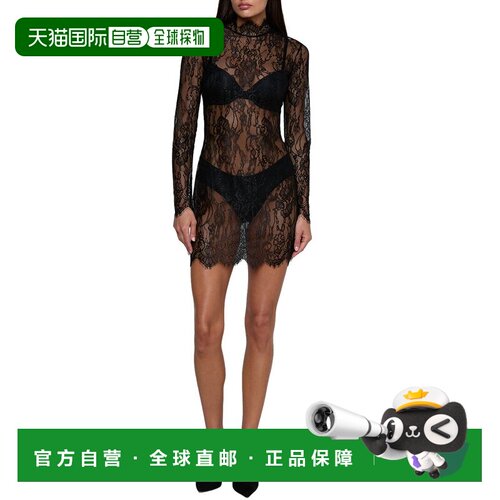 自营l'agenceL’AGENCE Henrietta Short Dress - black 美国奥莱