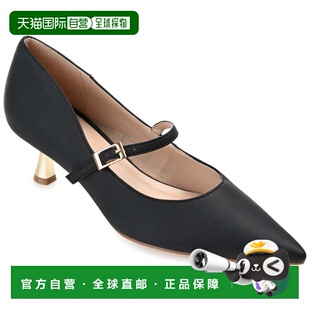 自营Journee Collection Womens Manza Kitten Heel Mary Jane Po