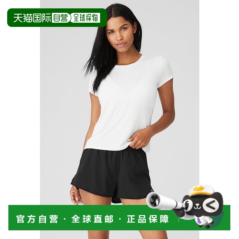 1h可退 美国直邮AloYoga瑜伽AllDay运动女士T恤W1430R短袖针织