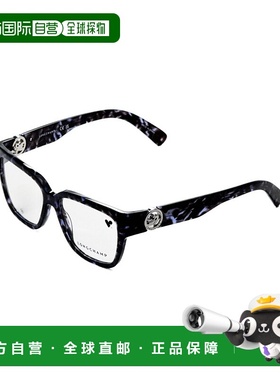 自营 Longchamp女式时尚52mm蓝色哈瓦那眼镜LO2731-430-蓝色哈瓦