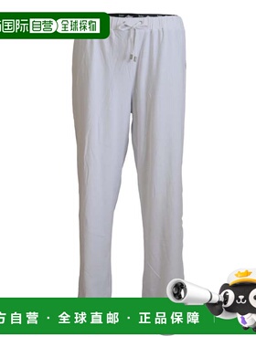 自营John Galliano Cotton Logo Loose Men Men's Pants - white