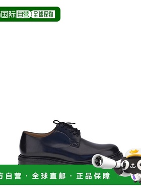 自营church'sChurch的Shannon L男士系带-黑色 美国奥莱直发皮鞋