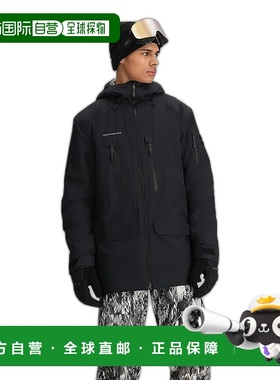 1h可退 香港直邮潮奢 Obermeyer 男士 Cirque 夹克 black黑色 舒