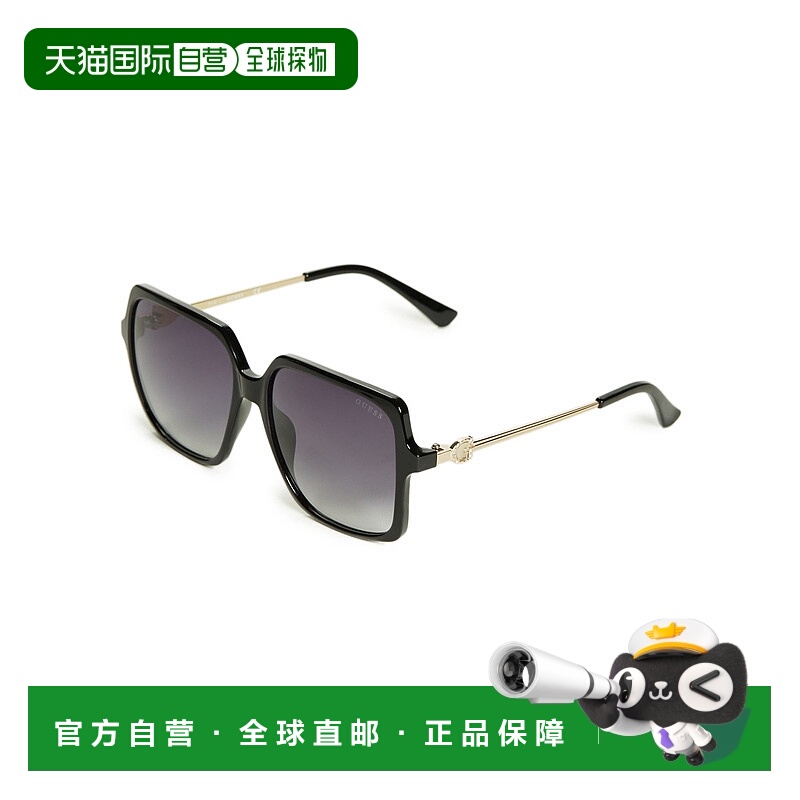 自营guess大方形太阳镜 - 银白色 【美国奥莱】直发