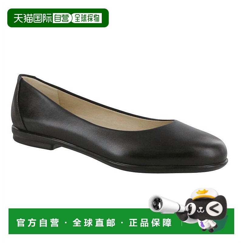 自营 sas女士 Scenic Flat 宽版鞋 - 黑色 - 黑色 美国奥莱直发