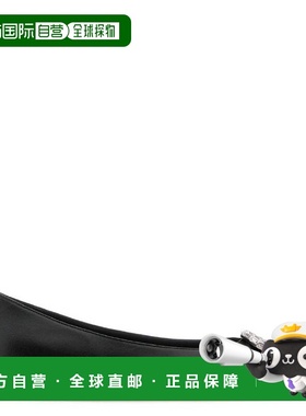 自营Amina Muaddi Nappa Black Camelia Ballet Flats - nappa bl